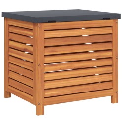 Boîte de rangement de jardin 60x50x55 cm bois d'eucalyptus 