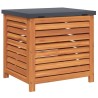 Boîte de rangement de jardin 60x50x55 cm bois d'eucalyptus 