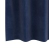 Rideaux occultants avec œillets 2 pcs Velours bleu nuit 