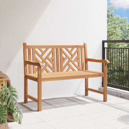 Banc de jardin Marron 228 x 60 x 90 cm Bois de teck solide 