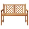 Banc de jardin Marron 228 x 60 x 90 cm Bois de teck solide 