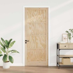 porte intérieure "ORKDAL" 83x232x4 cm en bois massif de pin 