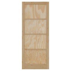 porte intérieure "ORKDAL" 83x232x4 cm en bois massif de pin 