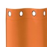 Rideaux 2 pcs Orange vif 225 x 140 cm Polyester 
