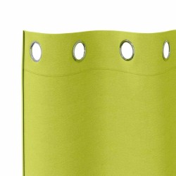 Rideaux 2 pcs Pomme verte 225 x 140 cm Polyester 