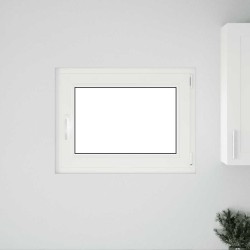 Fenêtre de sous-sol« RISOR » 80 x 60 cm oscillo-battante DIN droite anthracite 