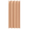 Rideaux 2 pcs Marron clair 225 x 140 cm Polyester 