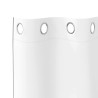 Rideaux avec des rideaux 2 pcs Blanc pur 225 x 140 cm Polyester 