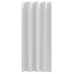 Rideaux avec des rideaux 2 pcs Gris pâle 225 x 140 cm Polyester 
