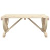 Table basse de jardin 90x50x40 cm bois de sapin massif 