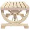 Table basse de jardin 90x50x40 cm bois de sapin massif 