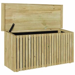 Coffre de Rangement 119x44x58.5 cm Bois de Pin Traité 