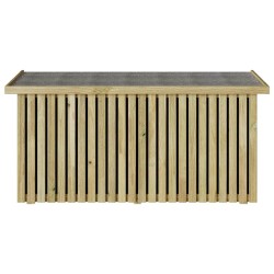 Coffre de Rangement 119x44x58.5 cm Bois de Pin Traité 