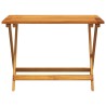 Table pliable de jardin 90x52,5x65 cm bois d'acacia solide 