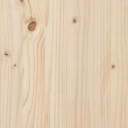 Canapé central de jardin 120x80 cm bois de pin massif 