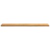 Appuis de fenêtre 2 pcs marron clair bois de chêne massif 