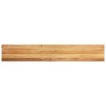 Appuis de fenêtre 2 pcs marron clair bois de chêne massif 