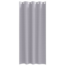 Rideaux 2 pcs Gris métallique 225 x 140 cm Polyester 