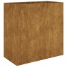 Jardinière 80x40x80 cm acier corten 