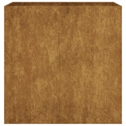 Jardinière 80x40x80 cm acier corten 