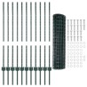 Clôture de jardin Ensemble de 2 Vert Acier 25 x 1 m Durable 
