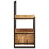 Porte-vêtements 40x40x90 cm Bois Massif Rugueux Mango 