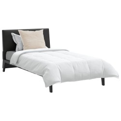 Couette avec oreiller 2 pcs Blanc 140 x 200 cm Bas 