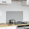 dosseret de cuisine gris clair 70x40x0,6 cm en verre trempé 