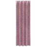 Rideaux occultants avec œillets 2 pcs Velours rose foncé 