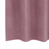 Rideaux occultants avec œillets 2 pcs Velours rose foncé 