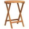 Ensemble Bistro Pliable 3 pièces avec Coussins en Bois Massif d'Acacia 