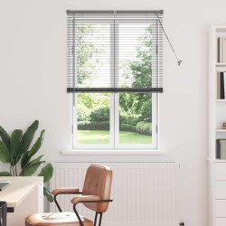 Store de Fenêtre Gris foncé 80 x 130 cm Aluminium 