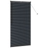 Store de Fenêtre avec des rideaux Autre Noir 80 x 130 cm Aluminium 
