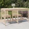 Table de jardin 203,5x90x110 cm bois massif de pin 