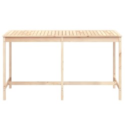 Table de jardin 203,5x90x110 cm bois massif de pin 