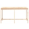 Table de jardin 203,5x90x110 cm bois massif de pin 