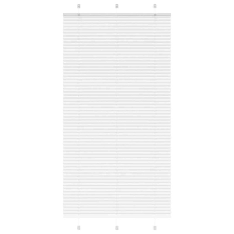 Store plissé blanc 110x200cm largeur du tissu 109,4cm polyester 
