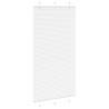Store plissé blanc 110x200cm largeur du tissu 109,4cm polyester 