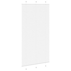 Store plissé blanc 110x200cm largeur du tissu 109,4cm polyester 