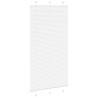 Store plissé blanc 110x200cm largeur du tissu 109,4cm polyester 