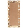 Miroir sculpté à la main Marron 110x50 cm Bois de manguier 