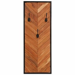 Porte-manteaux 2 pcs 35x1x90 cm bois massif acacia 