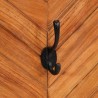 Porte-manteaux 2 pcs 35x1x90 cm bois massif acacia 