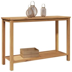 Table console Marron 110 x 40 x 45 cm Bois de teck massif 
