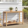Table console Marron 110 x 40 x 45 cm Bois de teck massif 