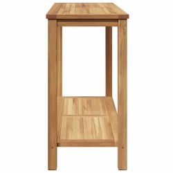 Table console Marron 110 x 40 x 45 cm Bois de teck massif 