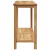 Table console Marron 110 x 40 x 45 cm Bois de teck massif 