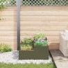 Jardinière 80x80x48 cm Vert olive Acier 