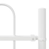 Clôture de jardin , blanche avec sommet en arc, 3,4x1,5 m en acier 