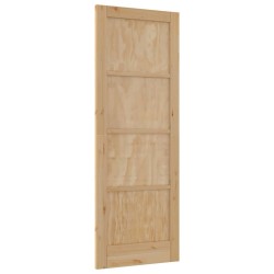 Porte Intérieure "ORKDAL" 78x211x4 cm en Bois Massif Pin 